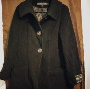 Wool and cashmere coat